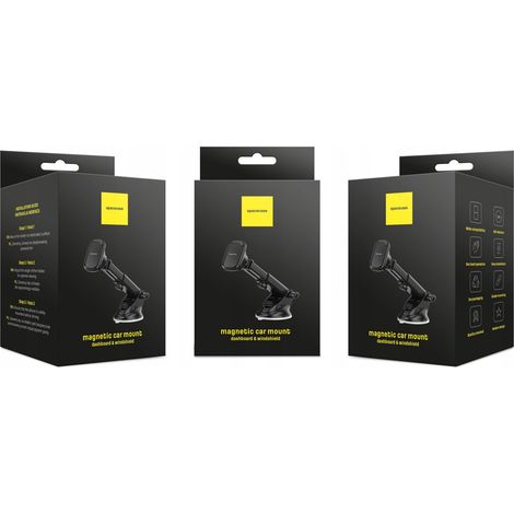 Starke magnetische Autohandyhalterung, teleskopierbar, ausziehbar, magnetisch (1/5)
