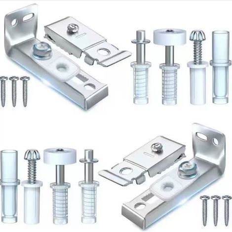 Folding door hardware repair kit - rails, replacement kit for folding sliding doors (1/5)