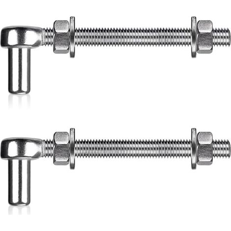 2 Pièces Charniere Portail, M16 X 150 Mm Charnière à Boulon Gond Portail Charniere Porte Lourde Charniere Porte Exterieur Portail de Jardin Portes de Ferme (1/5)