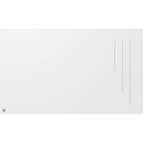 Radiateur électrique fixe à inertie sèche céramique 1500W Bestherm SPARK horizontal blanc (1/5)