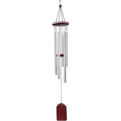 Aluminiumlegierung Windspiele 65cm 6 Rohre Wind Chimes Deko Garten (1/5)