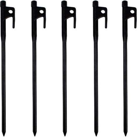 20 cm Zeltnägel, Campingnägel mit Haken, leichte Befestigungsnägel fürs Campen (1/5)