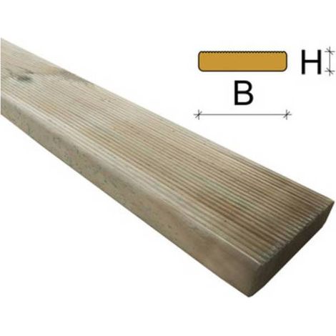 LISTONE P/PAVIMENTO PINO IMPREGN 19X93X2400 MM
