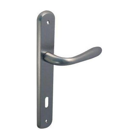 MANIGLIA GOCCIA CROMO PLACCA FORO PATENT
