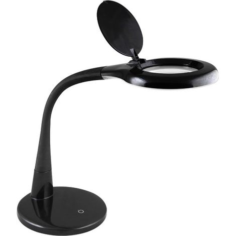 Plath Black Flexo 8W 595lm 5000K mit Touch-Lupe 43x18x38 cm (1/3)