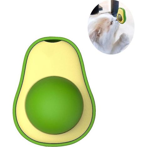 Balle dentaire comestible à l'avocat et à l'herbe à chat pour chats - 1 pièce (1/5)