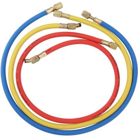Manomètre de climatisation R410 22 134A, 3 voies, ensemble de tubes de jauge de collecteur de Diagnostic AC pour le charge