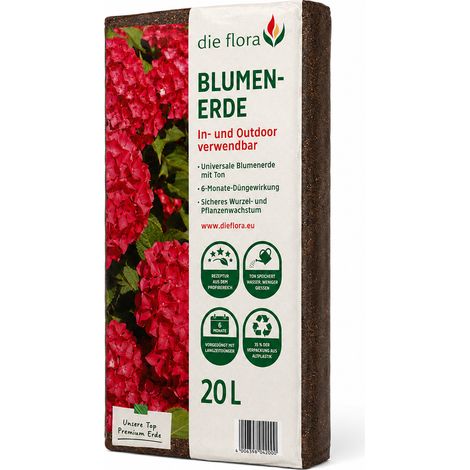 die Flora Premium Blumenerde - 20 Liter (1/2)