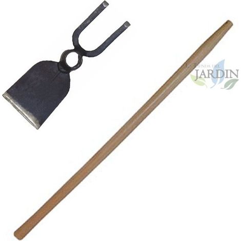 Flachhacke 33cm und Gabel mit Stiel 120cm