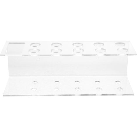 stylo transparent en acrylique avec 10 emplacements pour