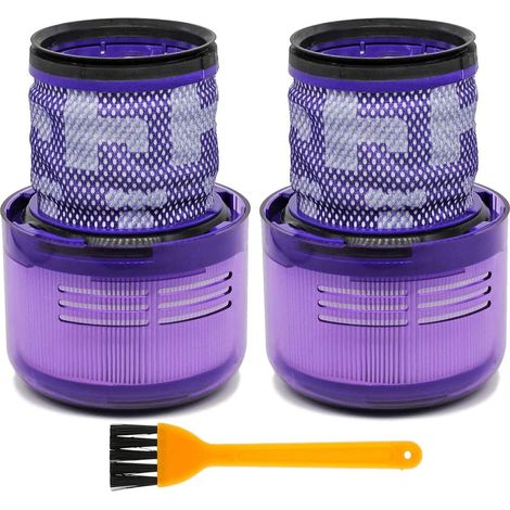 Ersatzfilter für Dyson V11 Akkustaubsauger, V11 Torque Drive, V11 Animal Complete Extra, V15 Detect und SV14, Ersetzen Sie Teil 970013-02 Waschbarer und wiederverwendbarer Hepa-Filter