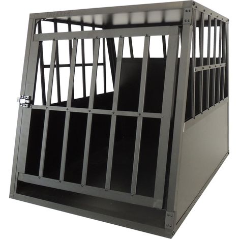 Trekker Hundebox M 65x90x69.5cm, Schwarz