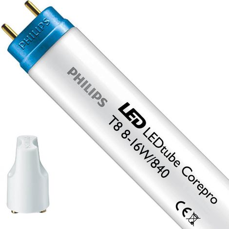 Tubo fluorescente LED “CorePro LEDtube” T8/G13 (8W 4000K 800lm) IP20 Ø2,8x60,2cm colore bianco opaco (1/2)