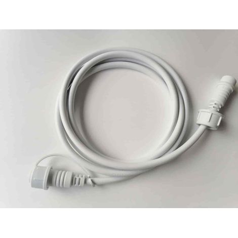 Cable de alimentación/extensión BLANCO para GUIRNALDA 2m (1/3)