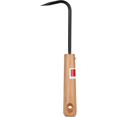 Outil de désherbage domestique — Désherbeur manuel en forme de 7, ameublisseur de terre, arrache-racines et pelle à repiquer (1/5)