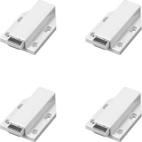Fermeture Push to Open Aimant Loquet Magnetique Verrou Poussoir Porte 4 Pièces Amortisseur Porte Placard Push Open pour Armoire Tiroir Systeme (1/4)