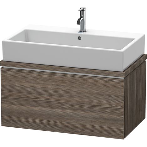Duravit L-Cube Unidad de lavabo para consola, anchura 820mm, profundidad 477mm 1 extraíble, color: Pino Terra Decor - LC580205151 (1/5)