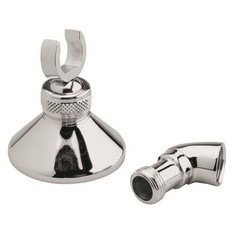 Nuie Chrome Wall Bracket and Elbow - A310A (1/2)