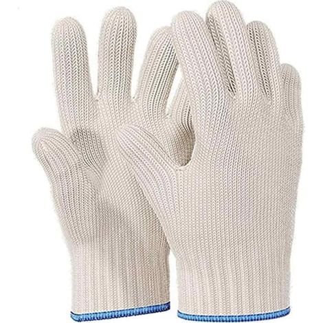 Gants De Cuisine - Résistants Jusqu'à 250 °C - Pour Casserole Grill Pâtisserie Intérieur Extérieur - Lot De 2 (1/5)
