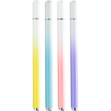 Stylet Capacitif pour Tablette Tactile en Métal 4pcs, Stylo Pratique pour Dessin Fluide et Protection Traces de Doigts, pour Tablette de Dessin (1/5)