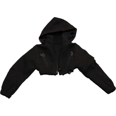Giacca in miniatura, scala 1:6, vestiti per bambole fatti a mano, cappotto da 11 cm con cappello per bambola femminile articolata da 30 cm (1/5)