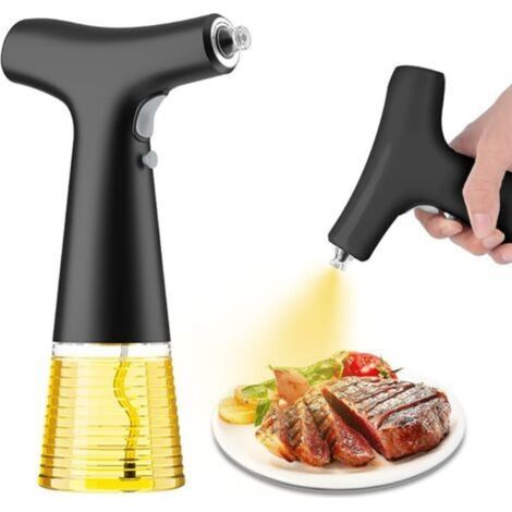 Spray Huile Cuisine, Flacon Pulvérisateur électrique,Vaporisateur Huile d'Olive Spray de Cuisson Pour Salade, Arrosoir électrique 240ml (1/5)