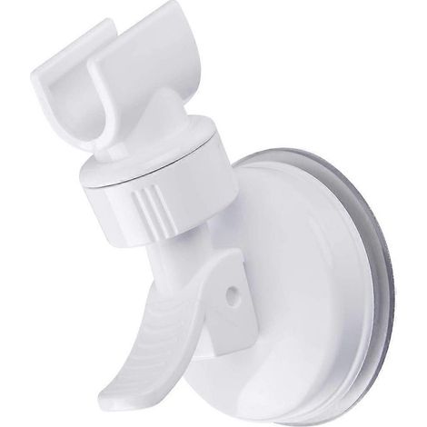 Supporto universale per soffione doccia, regolabile a 360 gradi con ventosa, montaggio a parete senza foratura, accessori per il bagno. (1/5)