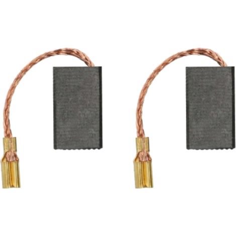 2x Motorkohlen Kohlebürsten 5x10x16mm kompatibel mit AEG AG 1500-125 XC, AG 1500-150 XC, AG 1500-180 XC, FIXTEC PLUS, KM, PHE 26 RA, BHE 7-26