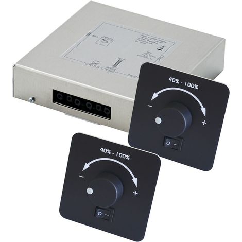 Infraworld Easy Control 2 Sauna Infrarotsteuerung mit 2 Regler für Infrarotstrahler schwarz (1/5)