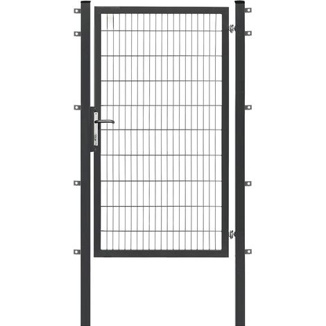 Zaun-Einzeltor premium plus 1-flg. 1200x2000mm anthrazit