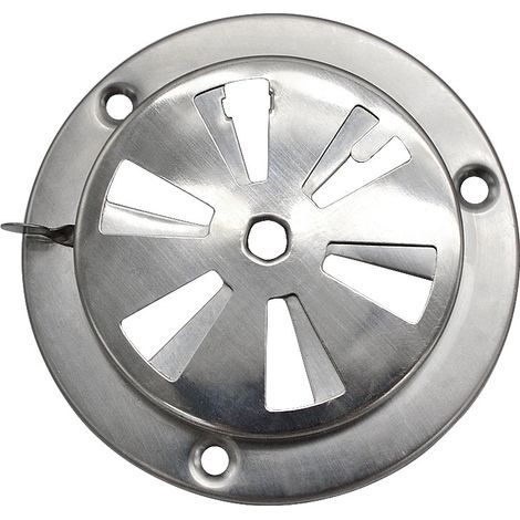 Lntyq Grille d'aération ronde en acier inoxydable pour sèche-linge, thermostat et four (1/5)