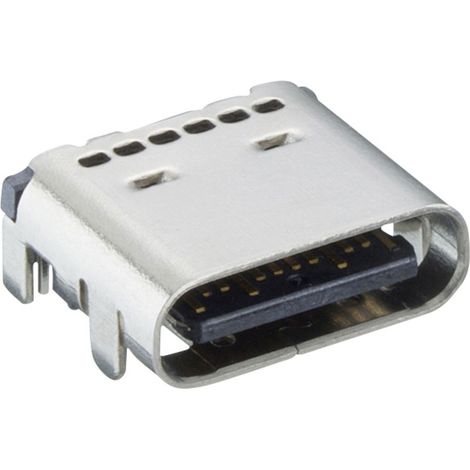 Connecteurs USB et IEEE-1394 embase femelle à encastrer 2436 01 27896 Lumberg Contenu: 1 pc(s)