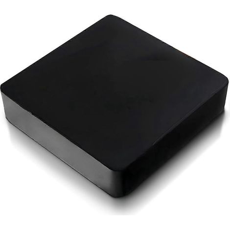 Bloc d'établi en caoutchouc pour la fabrication de bijoux - 10 cm x 10 cm, noir (1/5)