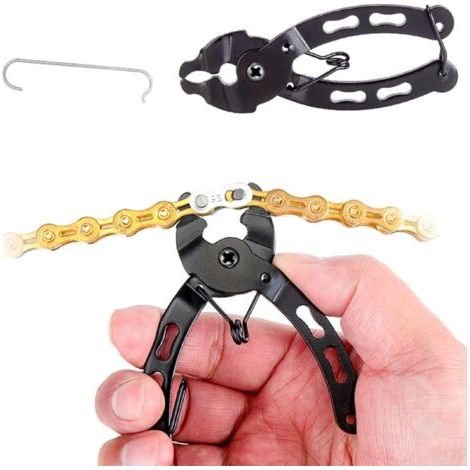 Lien de Vélo Pince Pince à Maillons pour Chaîne de Vélo Pince à Chaîne Vélo Portable avec Crochet Chaîne, pour Vélo Route Vélo Sport Vélo Montagne, Retrait l'Outil de Réparation de Maillons de (1/5)