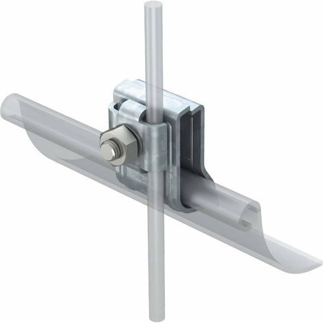 OBO Bettermann Bride de chemin de câbles avec ressort 2x8mm Acier galvanisé à chaud, 5316450 (1/2)