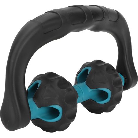 Rouleau de massage manuel à point de déclenchement, vert, pour muscles, jambes et corps, libère les tensions en profondeur, outil de thérapie myofasciale. (1/5)