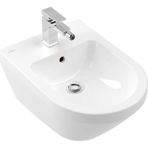 Bidet VB Architectura 530x370x270mm Rond à suspendre Blanc Alpin CeramicPlus