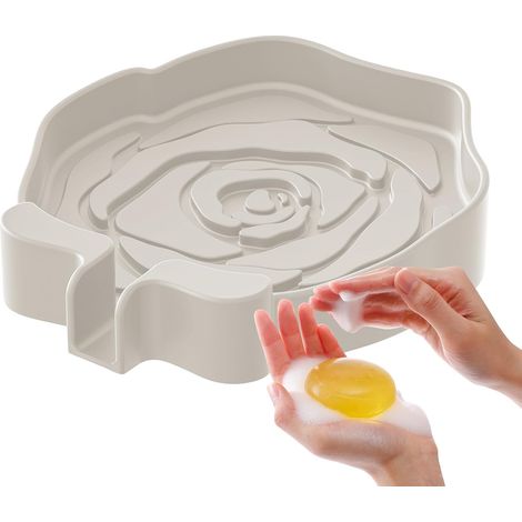 Silikon Seifenschale für die Dusche selbstentleerend mit