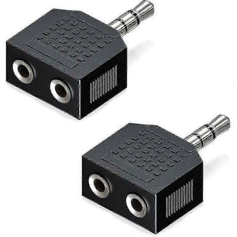 Adaptateur jack stéréo 2x 3,5 mm 2025, répartiteur audio 1 jack 3,5 mm vers 2 jacks 3,5 mm (1/5)