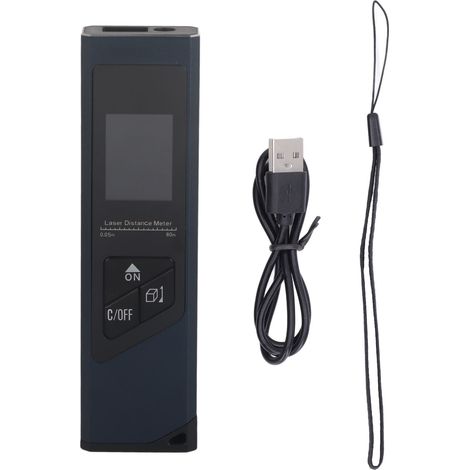 Télémètre laser portable miniature avec batterie intégrée, mesure de distance de poche (1/5)