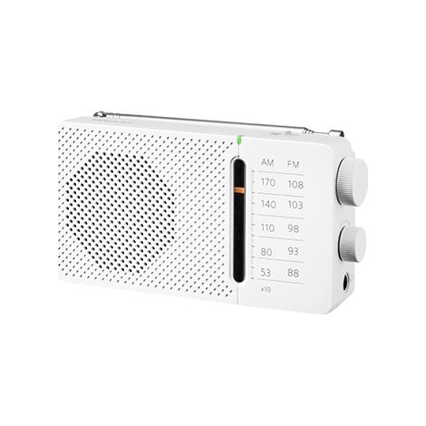 SANGEAN SR-36 BLANCO RADIO FM/AM ALTAVOZ INTEGRADO ANTENA TELESCÓPICA SALIDA AURICULARES