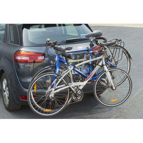 Mottez – Adaptateur pour vélo sans barre transversale – A134Q – Barre télescopique réglable 44-77 cm – 2 crochets gainés haute densité (1/5)