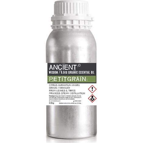 Huile Essentielle Petitgrain Bio 0,5kg- Vendu par 1