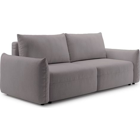 Selsey Theolla – 3-Sitzer-Schlafsofa mit Chenille und Bettkasten, Greige (1/5)