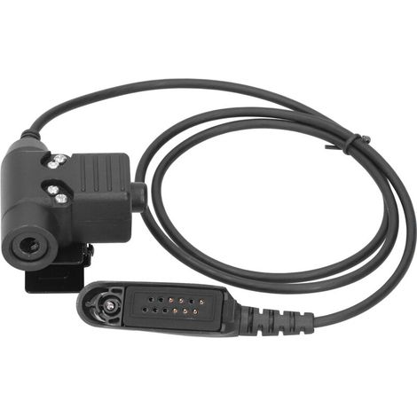 Câble Adaptateur Audio PTT pour Talkie-Walkie Motorola GP140 GP320 GP328 GP338 GP340 (1/5)
