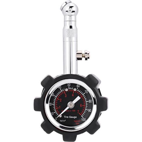 Manometro di precisione per pneumatici, tester di pressione per pneumatici per camion, auto e moto. (1/5)
