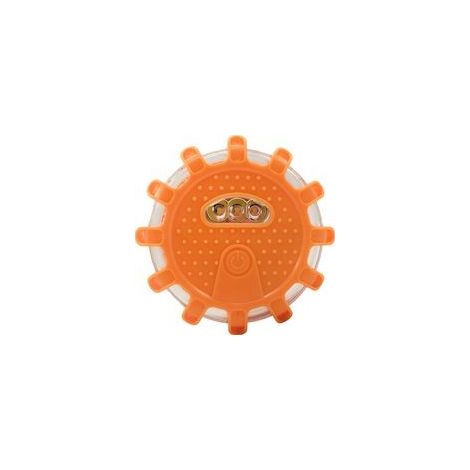 1 PCS Gyrophare LED, Girophare LED Vehicule, Éclairage de Secours Multifonction Voyant d'avertissement, avec Base magnétique, pour Les Voitures,Véhicule Remorqué,Camions,Accidents,couleur orange