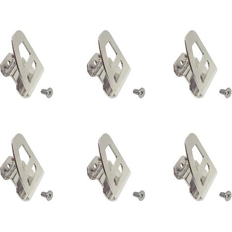 6 piezas，Gancho para cinturón sin tornillo，Adecuado para taladro percutor y destornillador de impacto Milwaukee M18，Herramienta de trabajo (1/5)