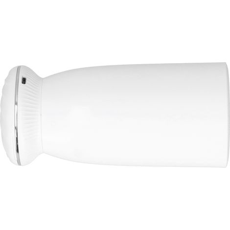 Weißer, tragbarer Auto-Luftbefeuchter (350 ml) mit USB-Anschluss, Umgebungslicht und Spiegel. (1/5)