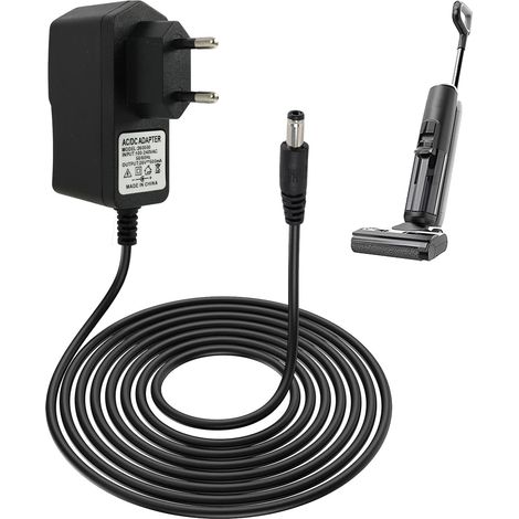 Chargeur 26V 0,5A avec câble de 2 m pour Hoover H-Free 100 200 500 700 800 HF222UPT HF122RH HF122GPT Freedom FD22BC FD22G FD22L - Adaptateur secteur pour aspirateurs sans fil - Sécurisé et durable (1/5)